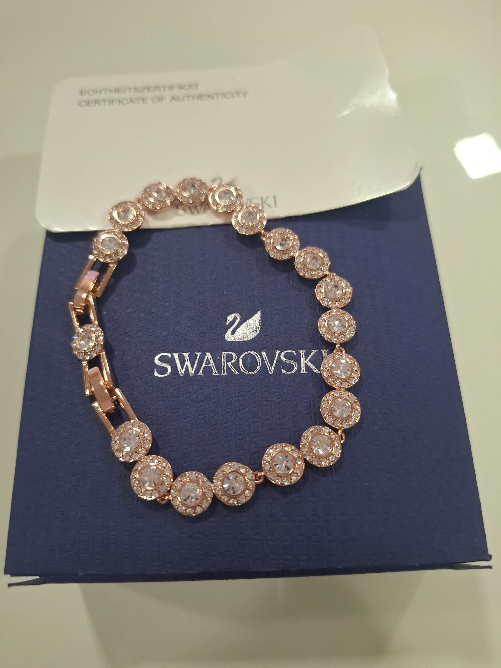 Pulseira Swarovski Angelic ouro rosa – photo 2